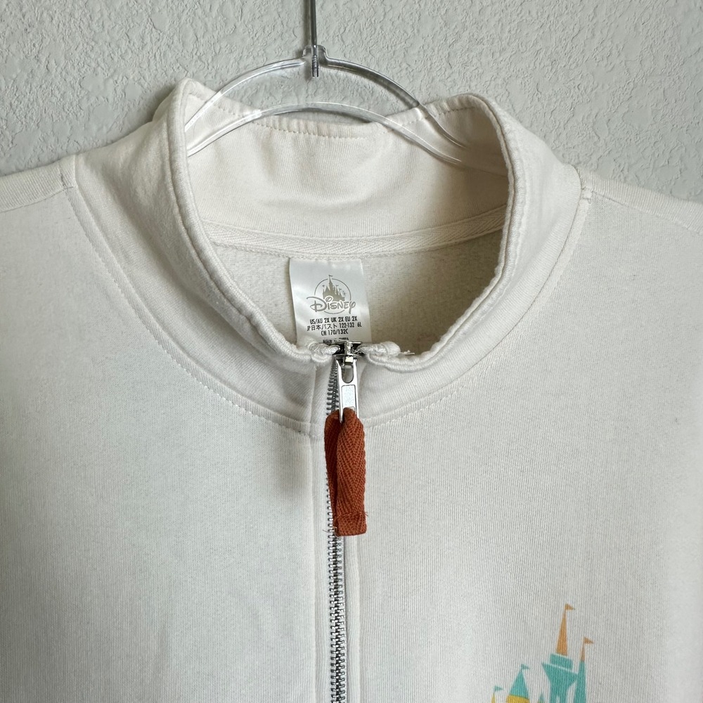 Disney Parks Disneyland Living My Best Disney Life Colorblock Quarter Zip 2X - Picture 4 of 8